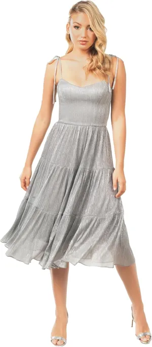 Dress the Population Women's Dream Fit and Flare Midi Dress
