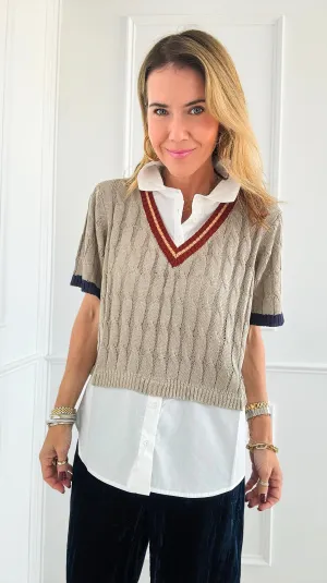 Ivy League Knit Top
