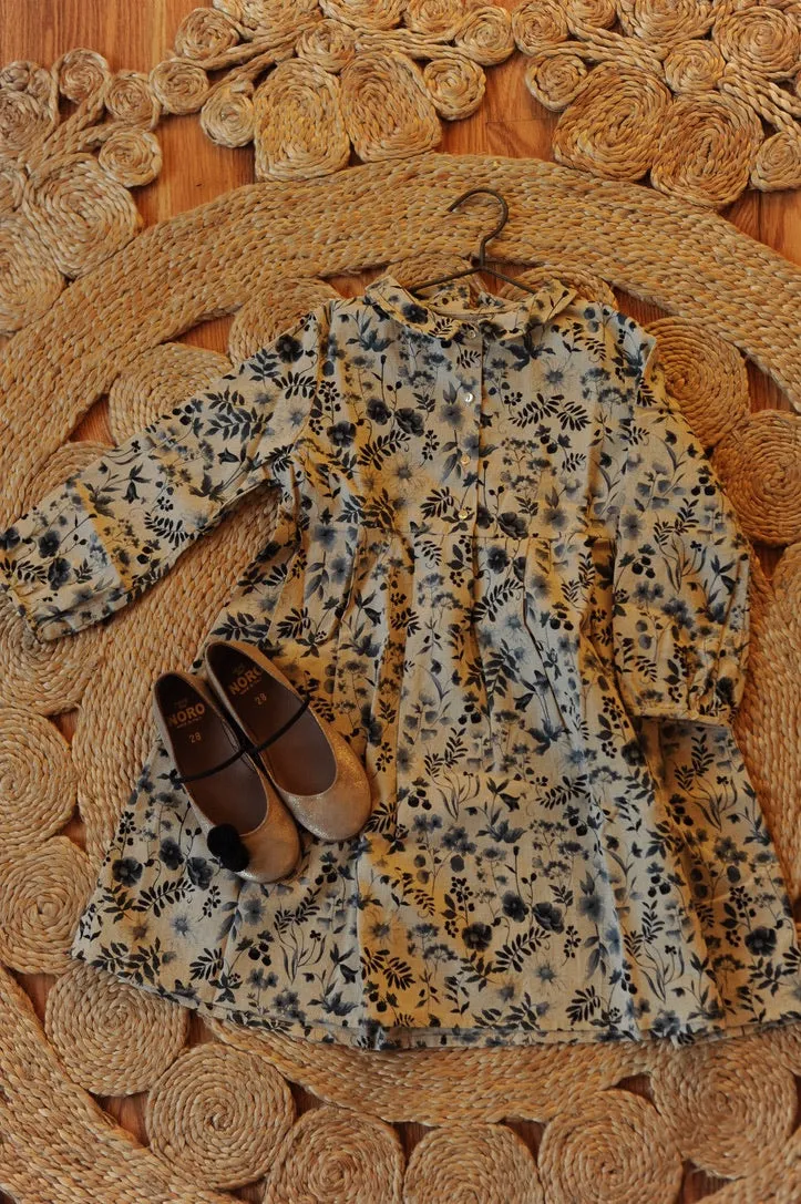 Jeanne Dress Ink Floral