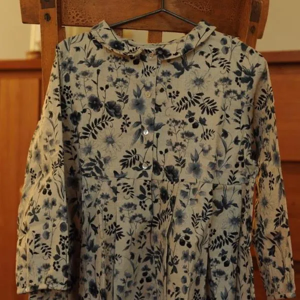Jeanne Dress Ink Floral