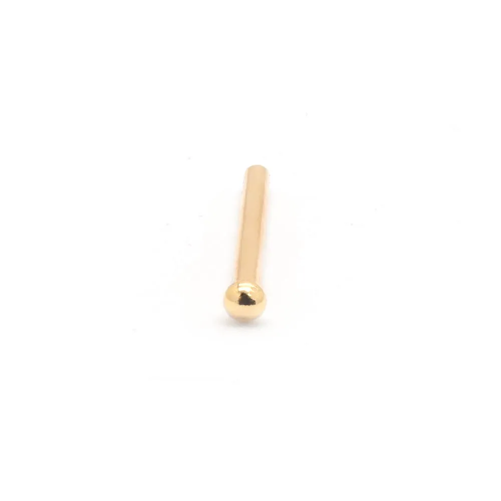 Tilum 18g 14kt Yellow Gold Fishtail with Ball - Price Per 1