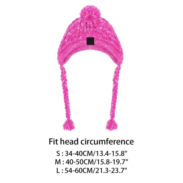 Winter Knitted Hat for French Bulldog -  Best Frenchie Beanie